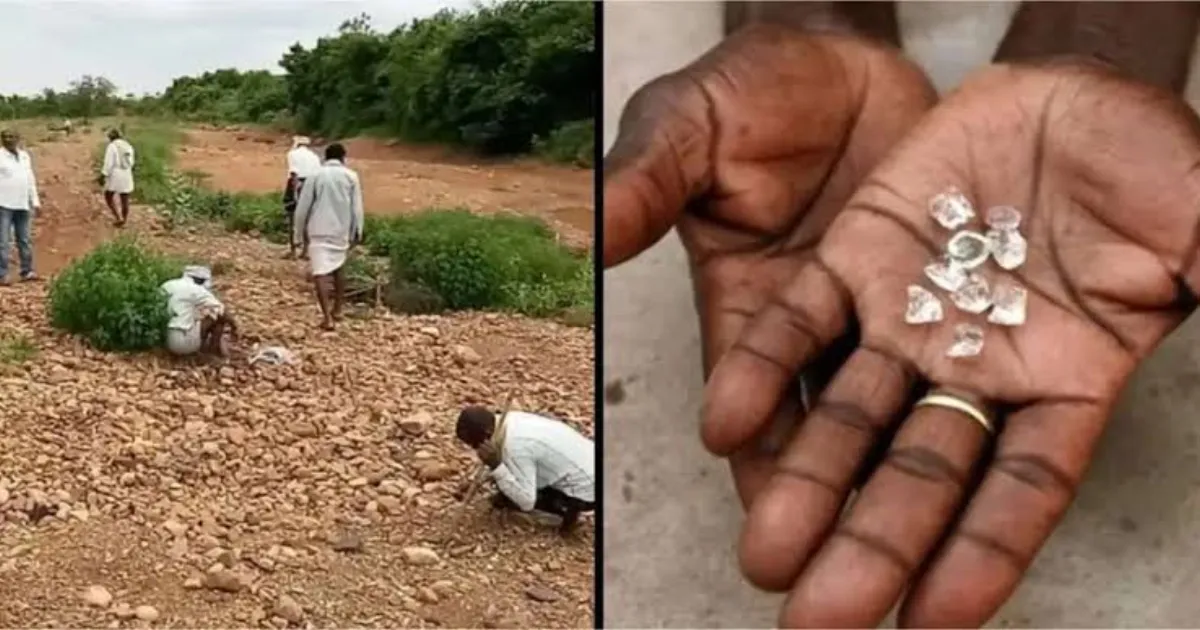 Monsoon Leads to Diamond Rush in Andhra Pradesh Fields