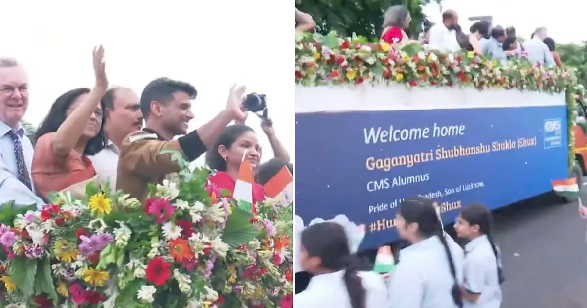Shubhanshu Shukla Gets Hero’s Welcome in Lucknow