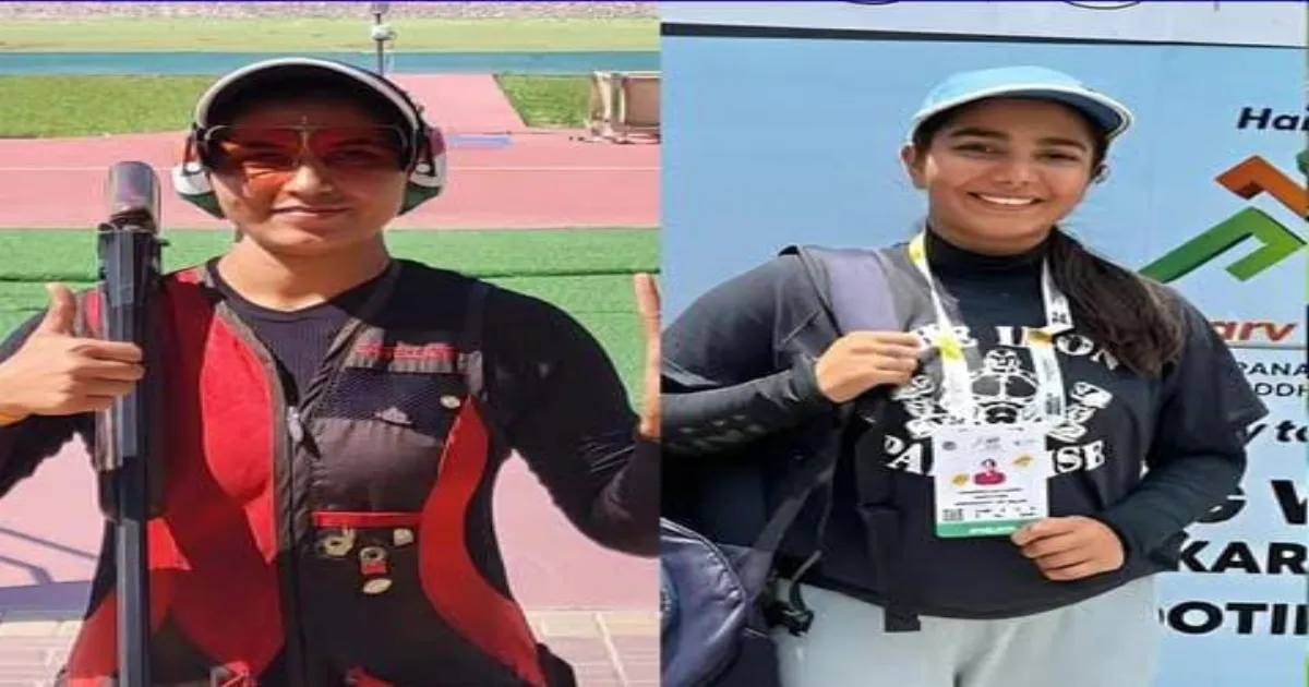 Neeru Dhanda Fires Gold, Aashima Hits Bronze in Junior Trap Glory