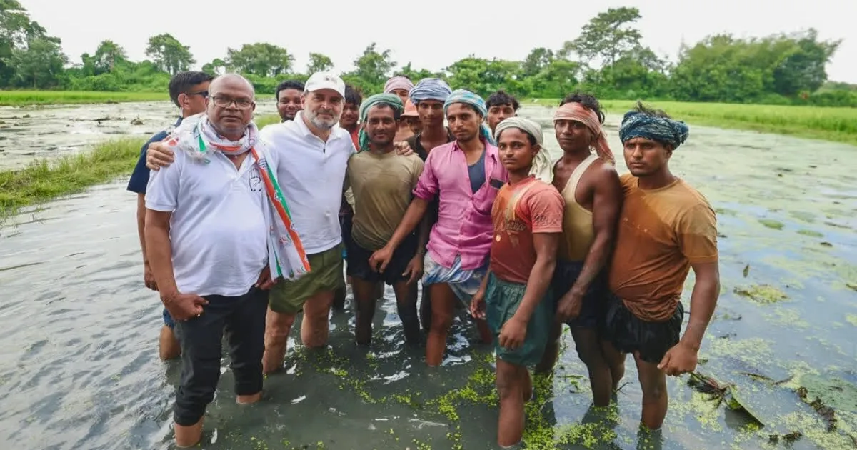 Rahul Gandhi Champions Bihar’s Makhana Farmers