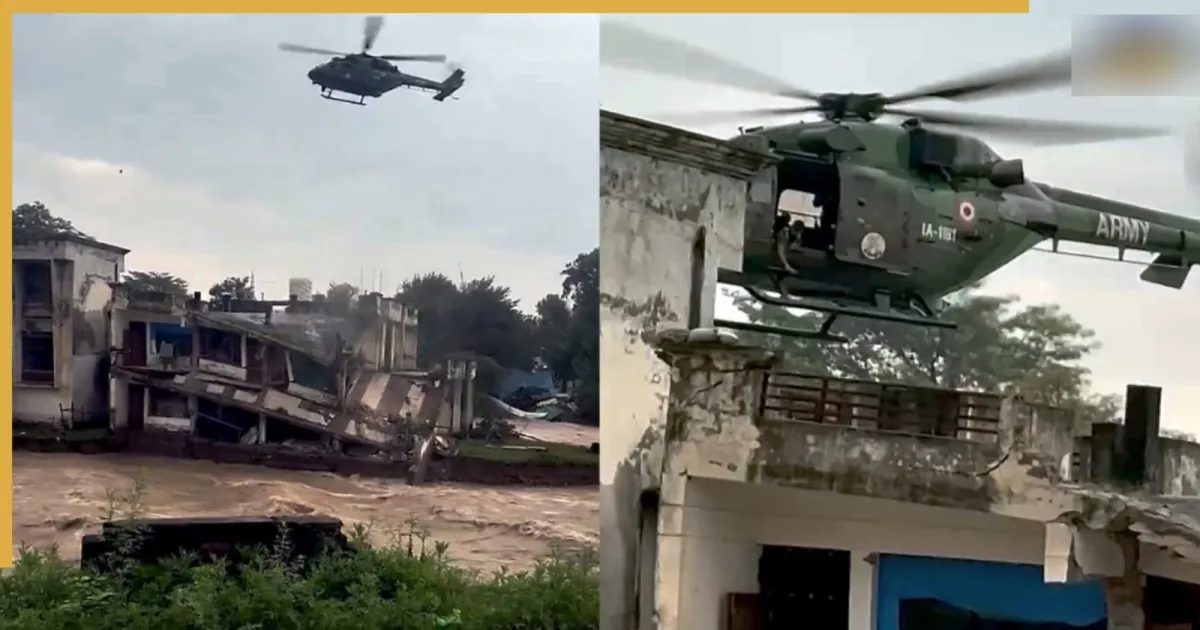 Indian Air Force Rescues 60 in Pathankot Floods