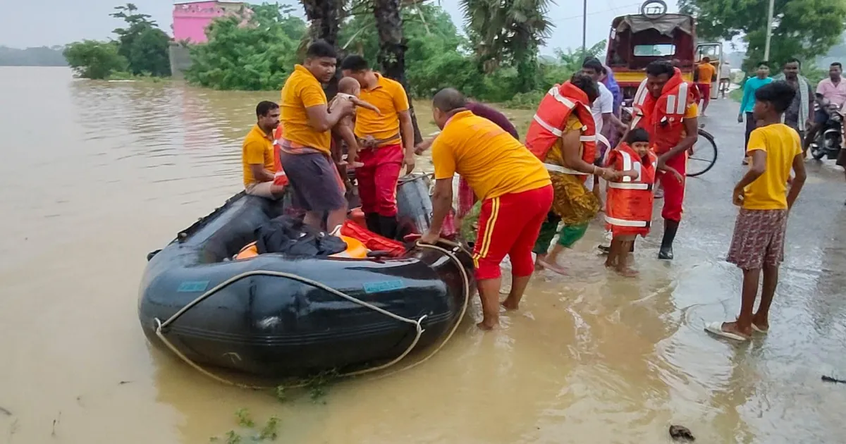 Odisha Floods Trap 100 Villages