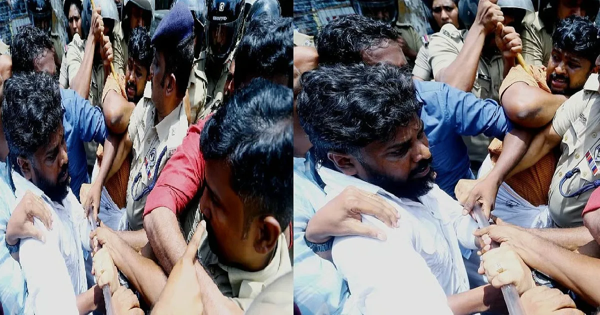BJP Protest Against Mamkootathil Turns Violent in Palakkad
