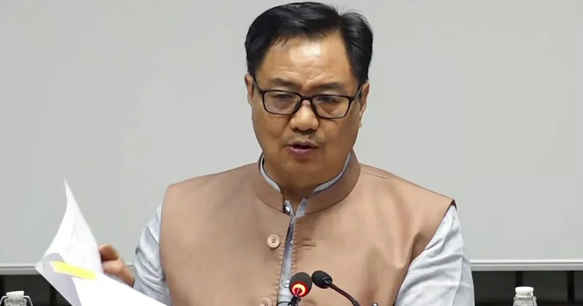 Rijiju: Parliamentary Disruptions Harm MPs, Not Government