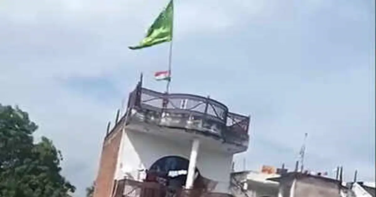 Imam Faces Legal Action for Hoisting Islamic Flag Above Tricolour in UP Mosque
