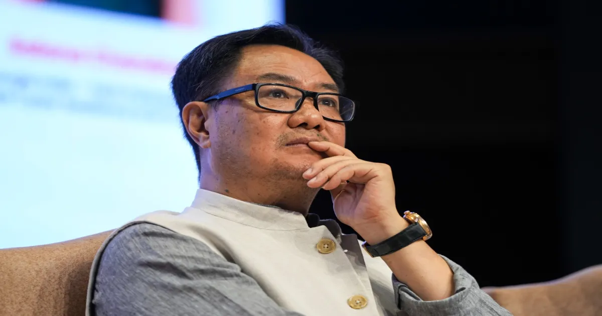 Rijiju Says It’s Time to Stop Blaming Institutions for Election Defeats