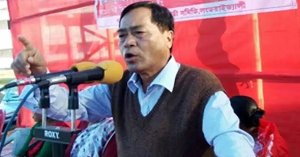 Jitendra Chaudhury Accuses BJP for Vandalizing CPI Office in Tripura