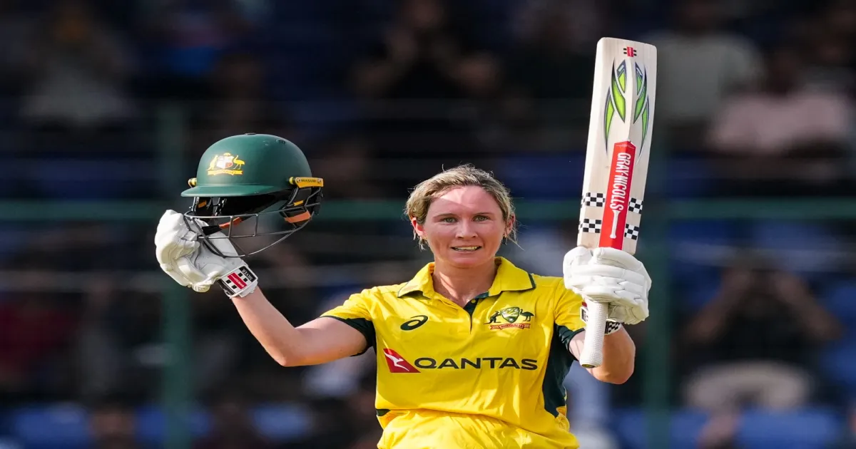 Mooney Hits 138 as Australia Pile 412 to Crush India in Delhi ODI
