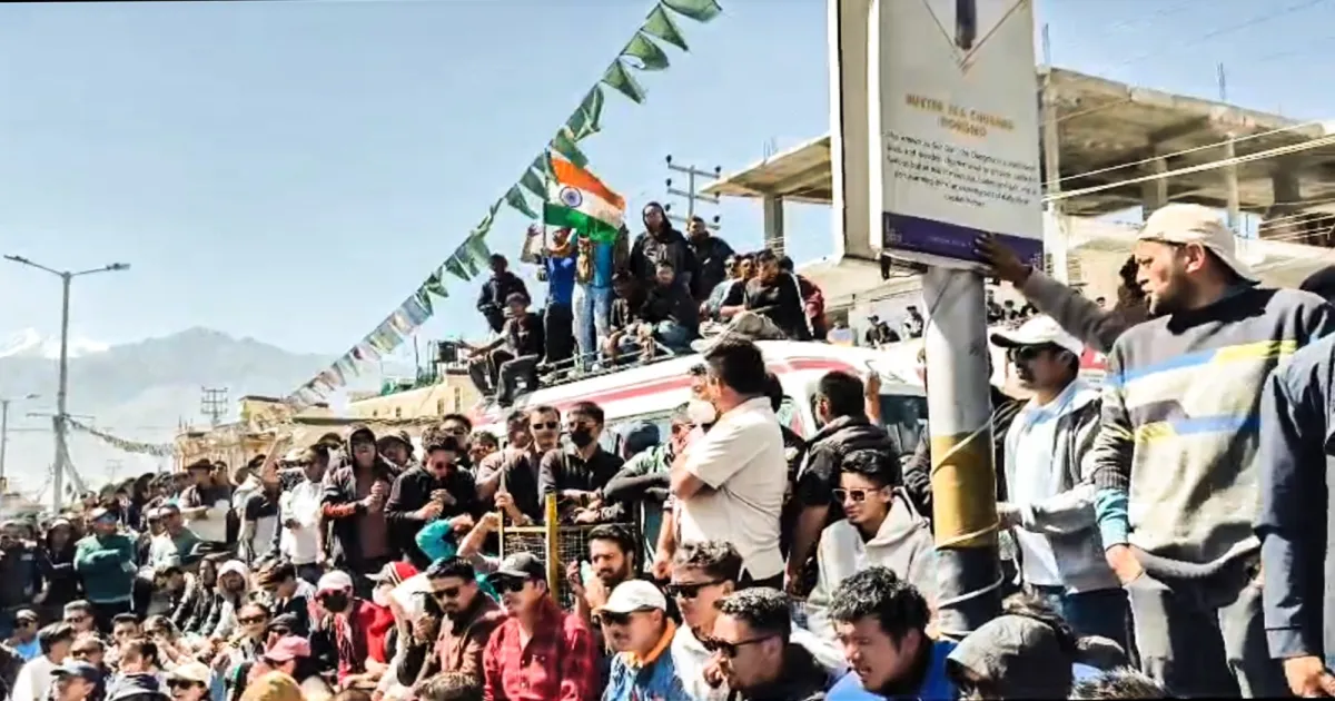 Prohibitory Orders Imposed In Leh After Violence During Ladakh Shutdown