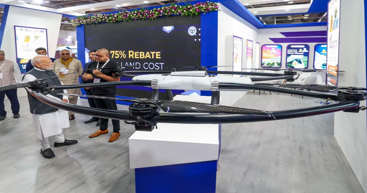PM Modi Emphasizes 'Made in India' Defense, Citing Russian Collaboration at UP Trade Show