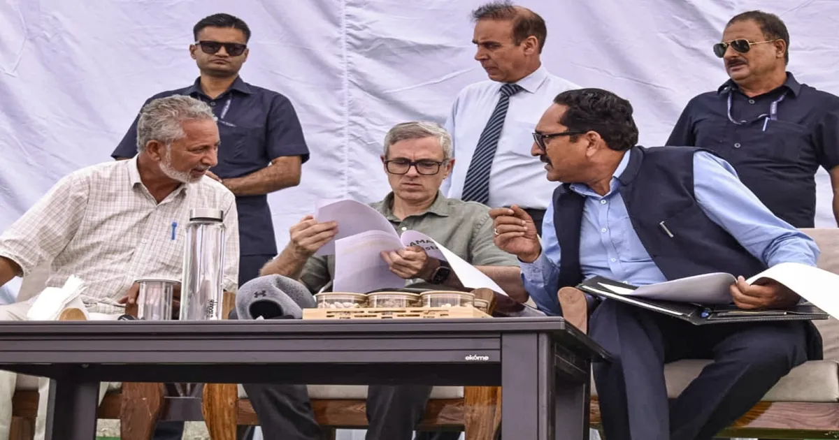 J&K CM Abdullah Promises Free Land to Flood Victims to Rebuild Their Lives