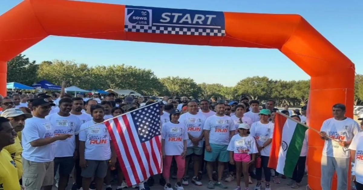 Viksit Bharat Run in Houston Unites Over 900 in a Vibrant Celebration of India’s Progress