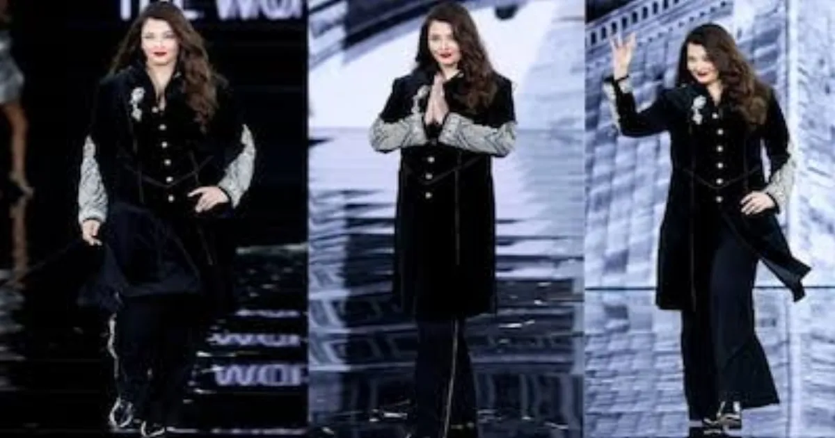 Aishwarya Rai Walks Paris Fashion Week in Sherwani with Iconic Namaste