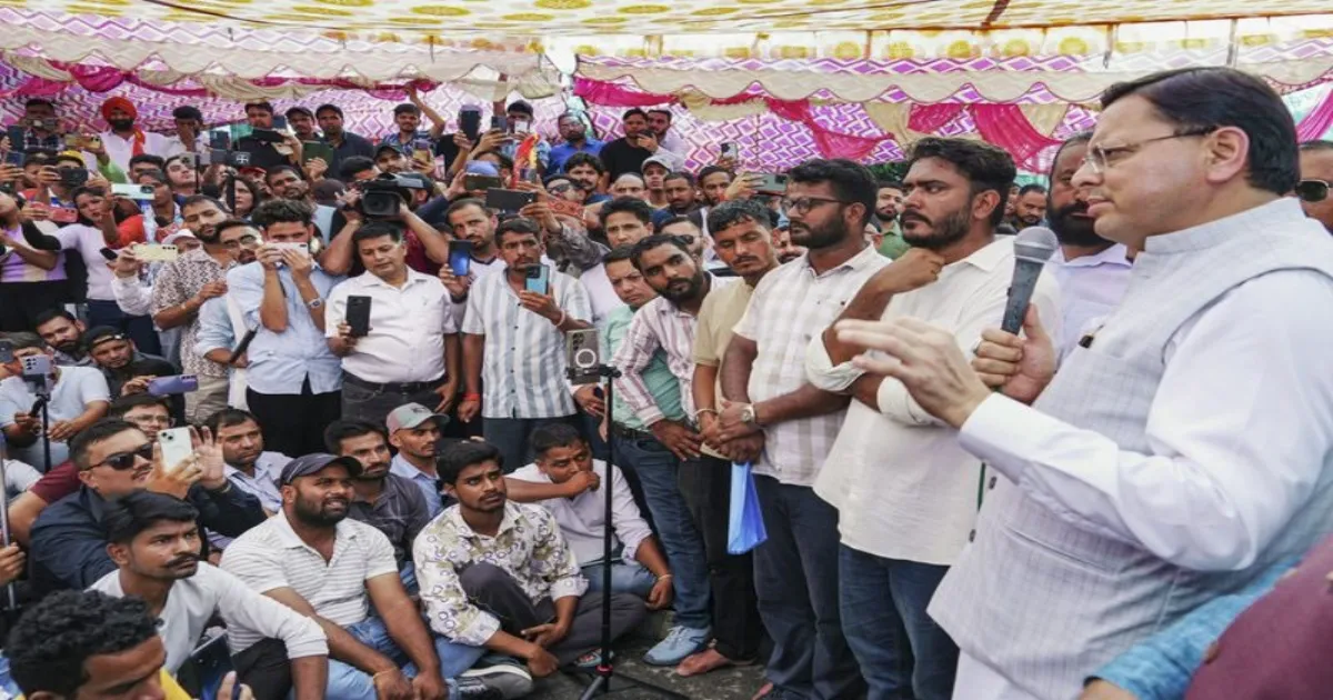 CM Dhami Says He’s Ready to Die for Youth as Paper Leak Scandal Rocks Uttarakhand