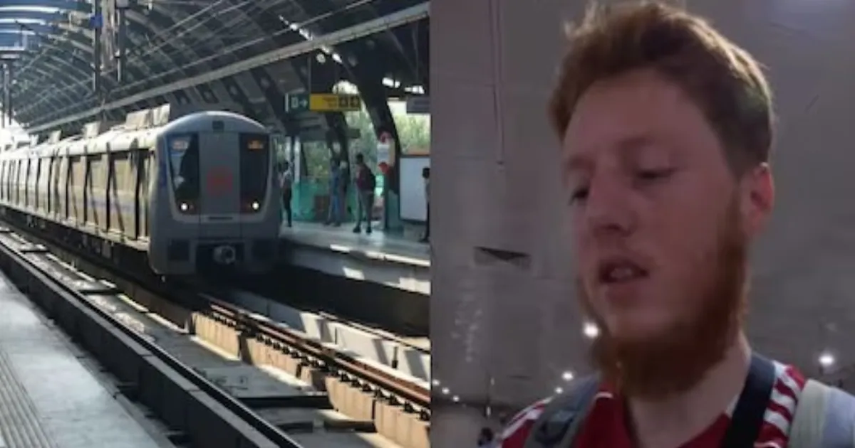 British Vlogger Hails Delhi Metro as Superior to London Underground in Viral Clip