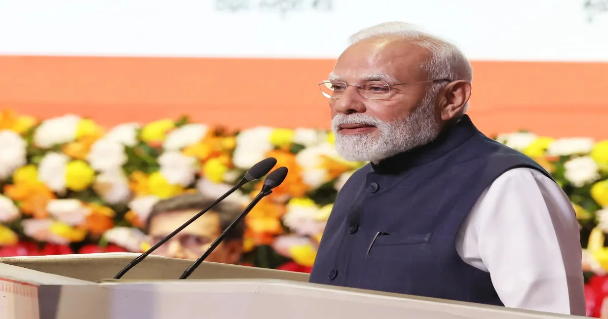 PM Modi Champions India’s Tech Boom with Startups and New Telecom Act at IMC 2025