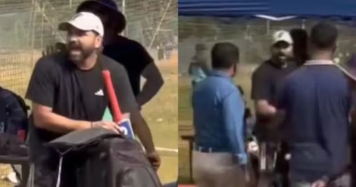 Rohit Sharma Protects Young Fan, Confronts Security at Shivaji Park