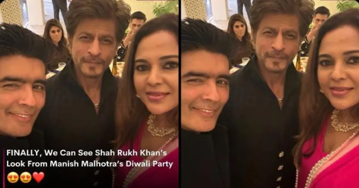 Shah Rukh Khan Steals the Show at Manish Malhotra’s Glittering Diwali Extravaganza