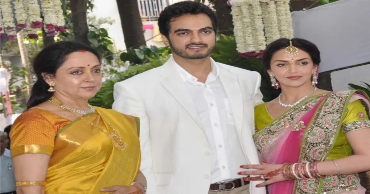 hema-malinis-77th-birthday-bharat-takhtani-and-Esha