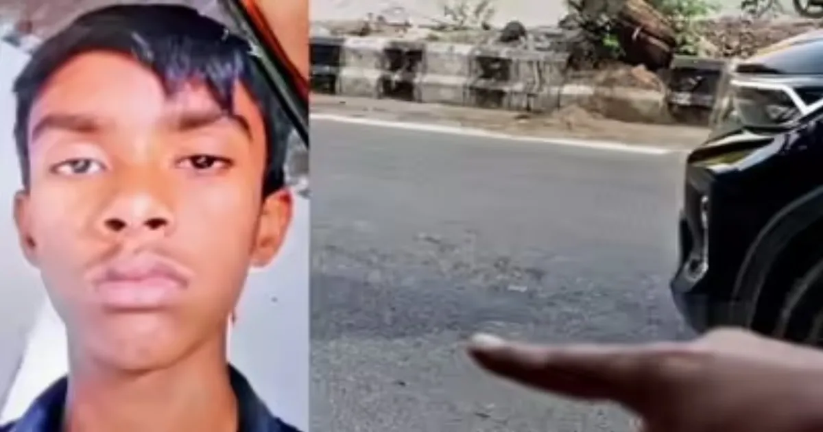 speeding-thar-kills-13-year-old-boy-in-delhi-locals-de