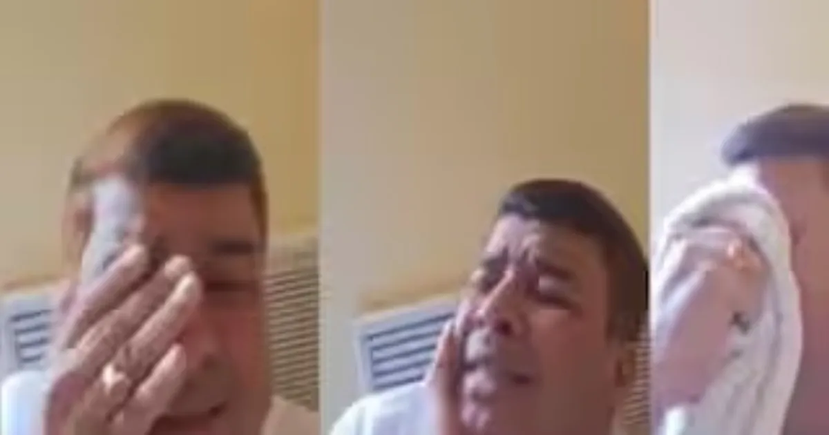 ljp-leader-abhay-singh-breaks-down-after-ticket-denial