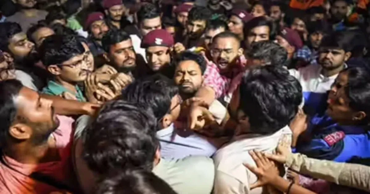 Protest Turns Legal: Six JNU Students, Including Nitish Kumar, Face FIR After Street March