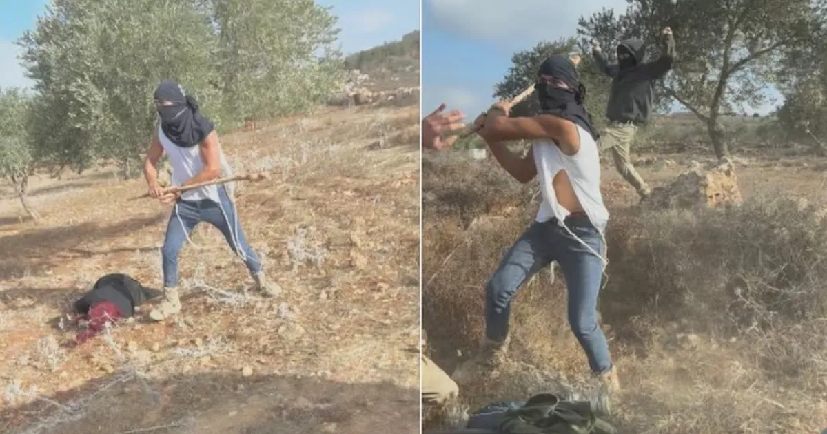 masked-israeli-settler-brutally-beats-palestinian-wo