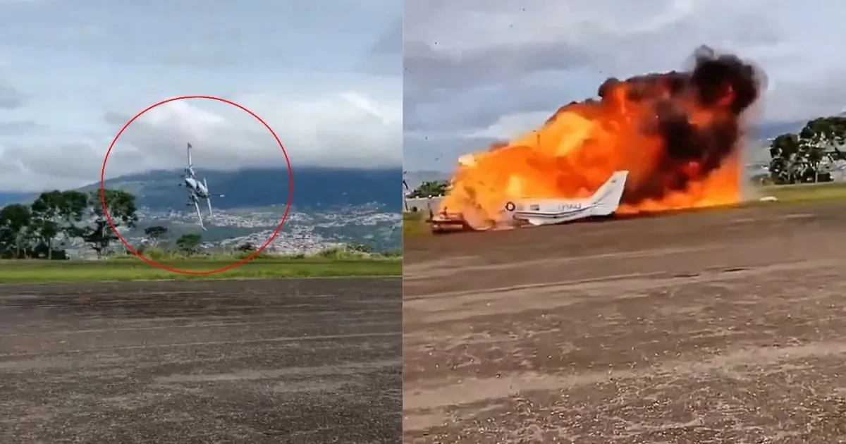 Plane Crashes Seconds After Takeoff in Venezuela, Killing Two