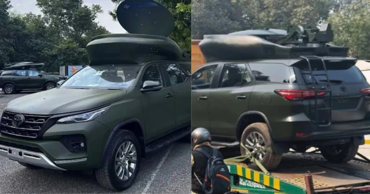 Army’s New Toyota Fortuner With Satellite Gear Seen in Action