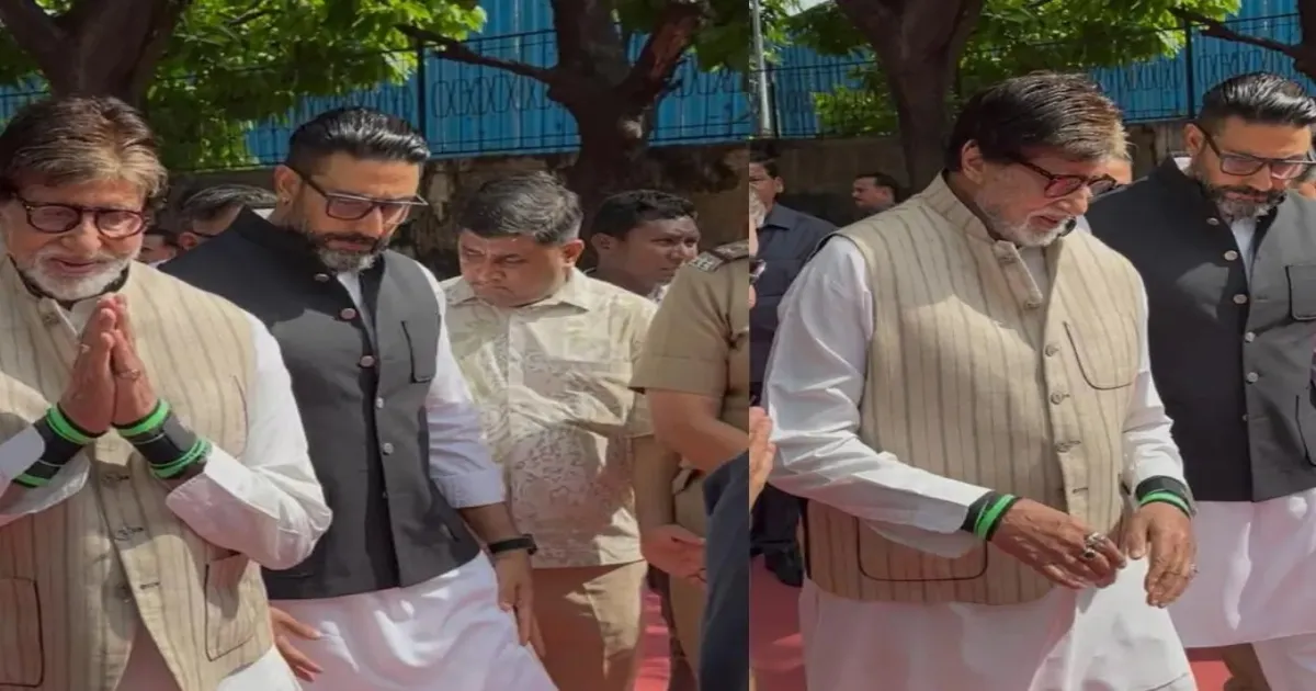 amitabh-and-abhishek-bachchan-pay-respects-at-ad-legend