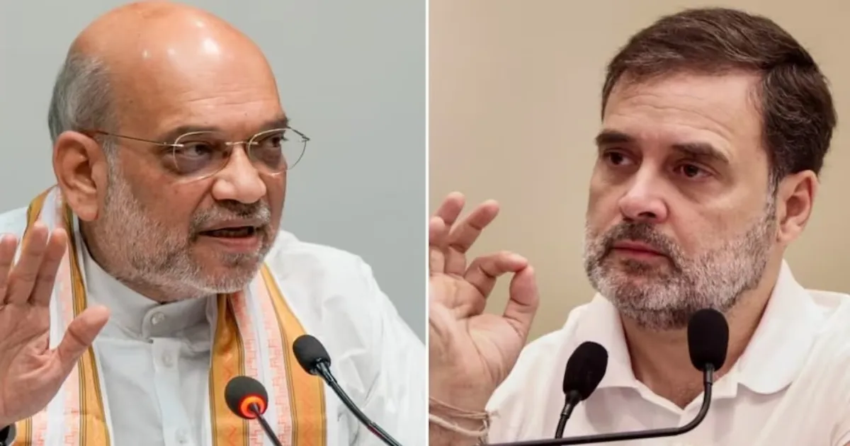 Amit Shah Tells Bihar: Pick Development, Not Rahul Gandhi’s “Ghuspetiya Bachao” Mission