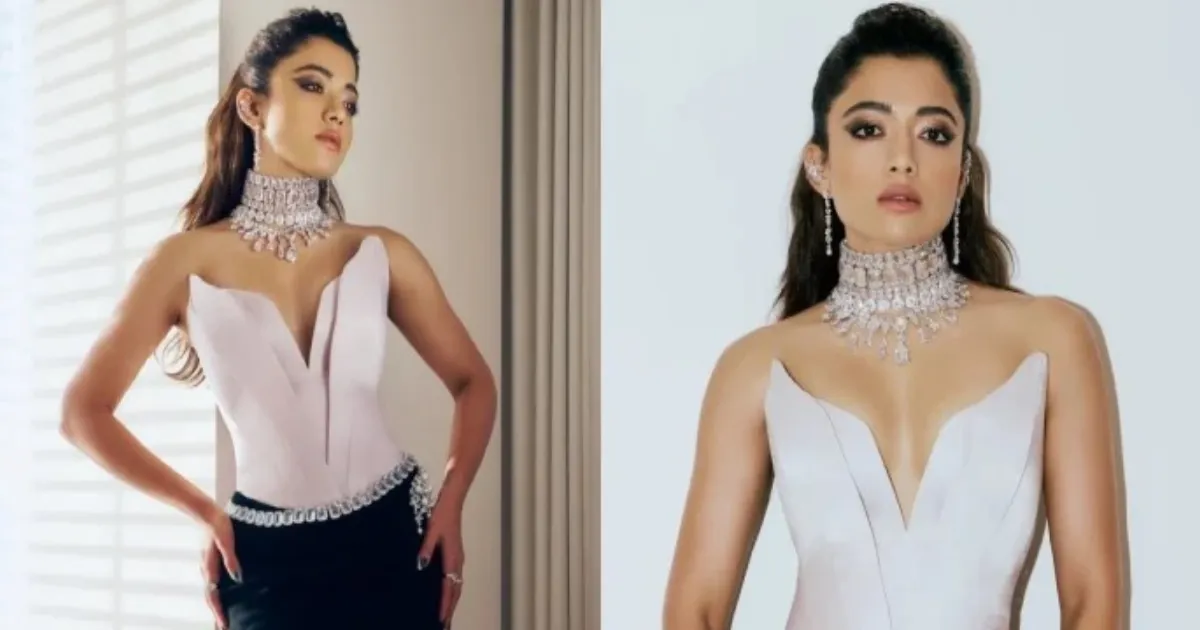 Rashmika Mandanna Shines in Swarovski Debut – Red Carpet Sparkle Raises Engagement Speculation