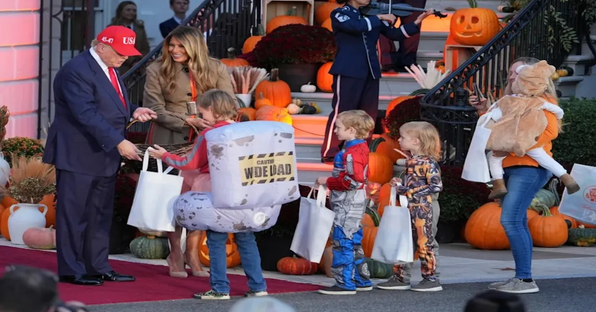 Trump White House Halloween: Kids Delight in Costumes, Candy, and Presidential Fun