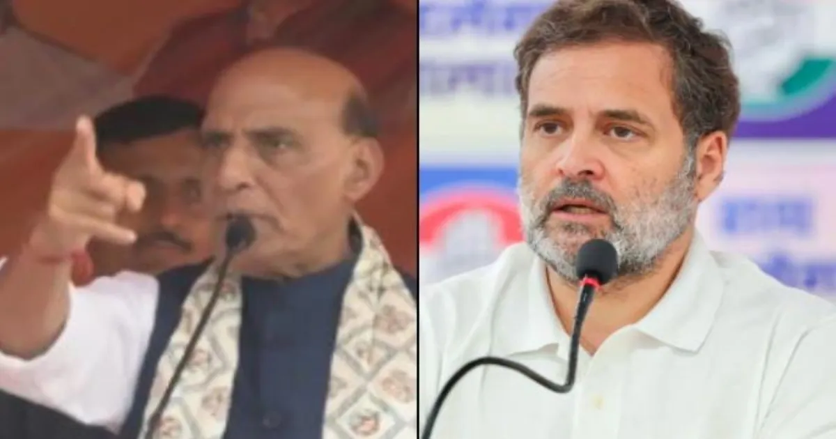 Rajnath Singh Warns Rahul Gandhi: Army Serves Only Nation, Not Caste Politics