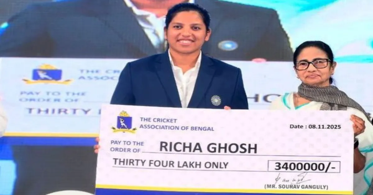 Mamata Banerjee Announces Cricket Stadium in Siliguri to Be Named After Richa Ghosh