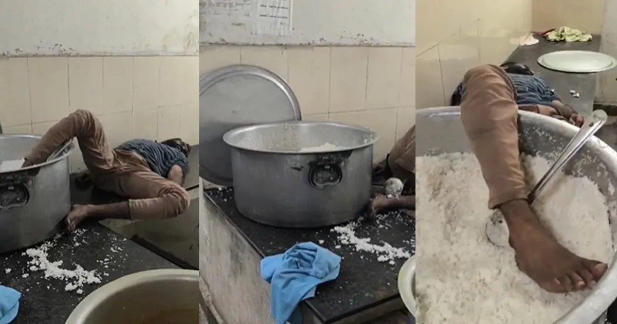 Watchman Found Sleeping With Leg in Rice Pot at Telangana College Hostel