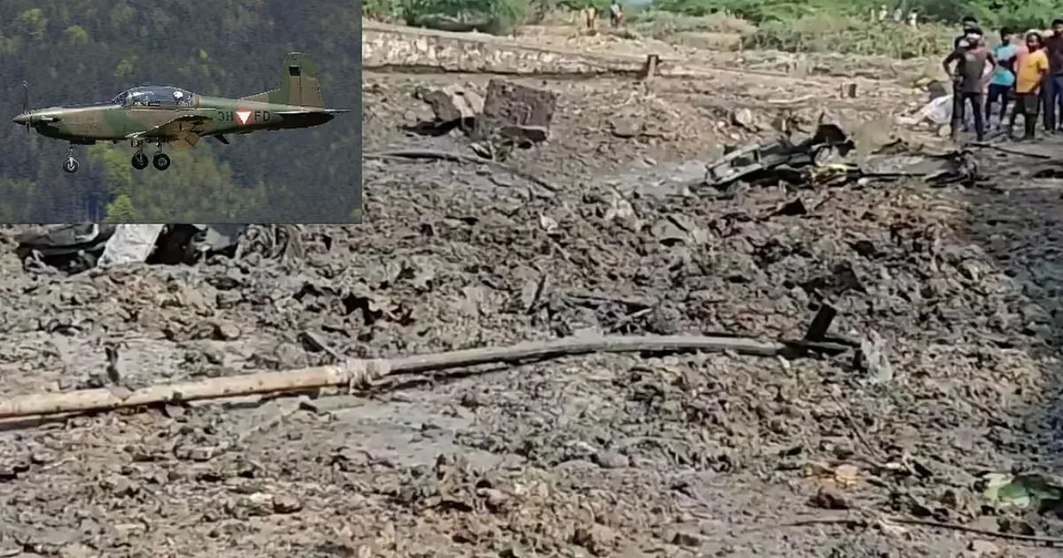 IAF Trainer Aircraft Crashes Near Chennai During Routine Flight; Pilot Ejects Safely 