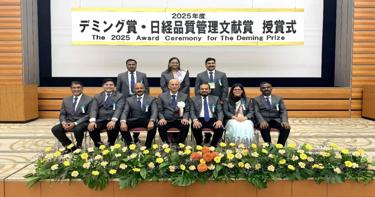 Tata AutoComp’s THSL Creates Global Record With Deming Prize Win, Third Honour in Two Years