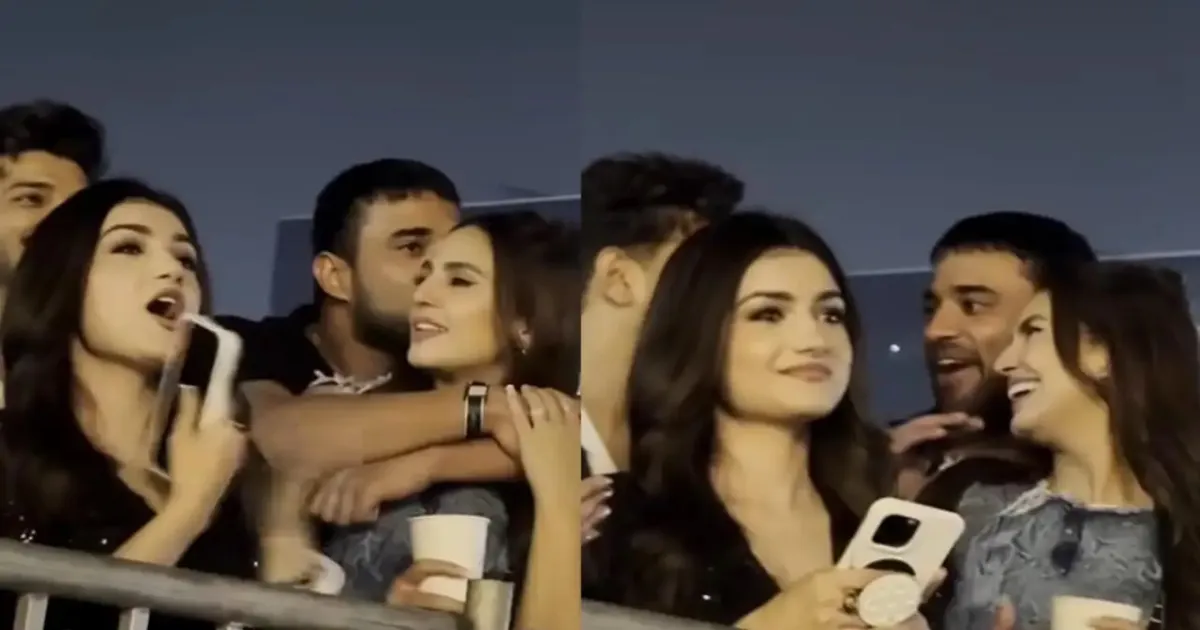huma-qureshi-and-rachit-singhs-cute-concert-moment-goes