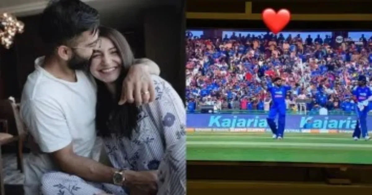 Anushka's Heart Reaction to Virat Kohli's Record 53rd ODI Ton Goes Viral​