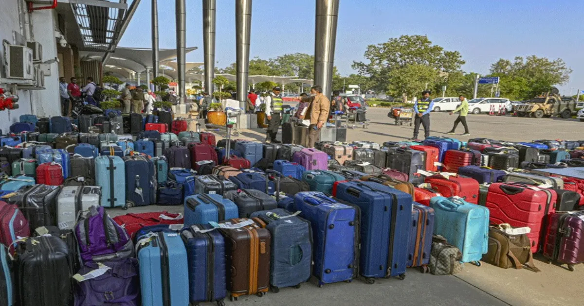 Delhi Airport Flooded with Unclaimed Bags as IndiGo Struggles to Reunite Luggage