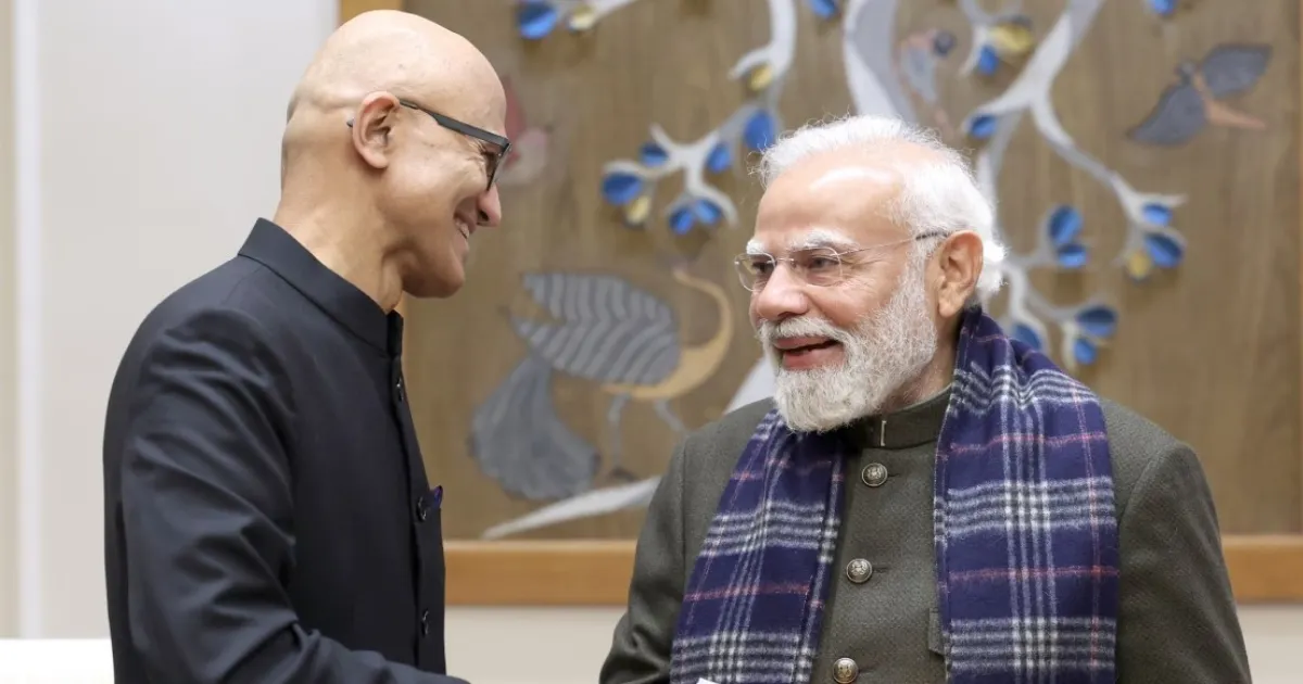 Microsoft Announces Rs 1.5 Lakh Crore Investment to Make India an AI Global Leader
