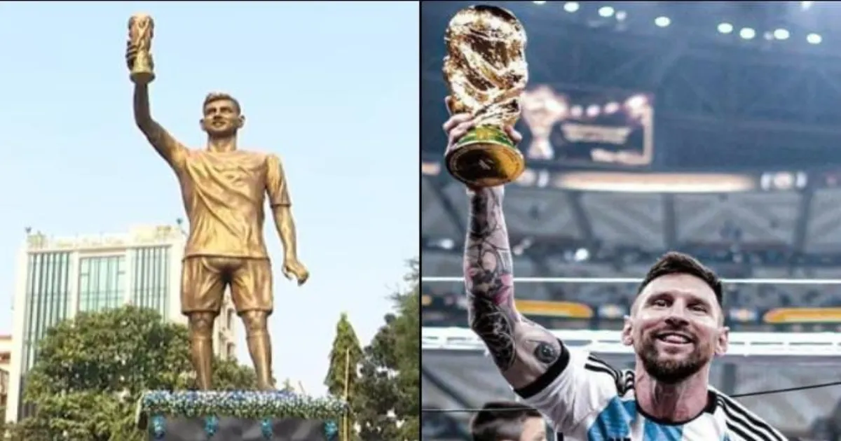 Messi India Tour: Lionel Messi Remotely Unveils Statue in Kolkata