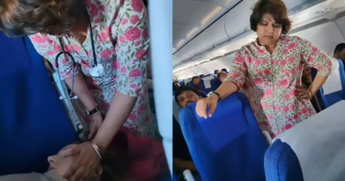 Dr Anjali Nimbalkar Saves US Passenger's Life With CPR on IndiGo Flight