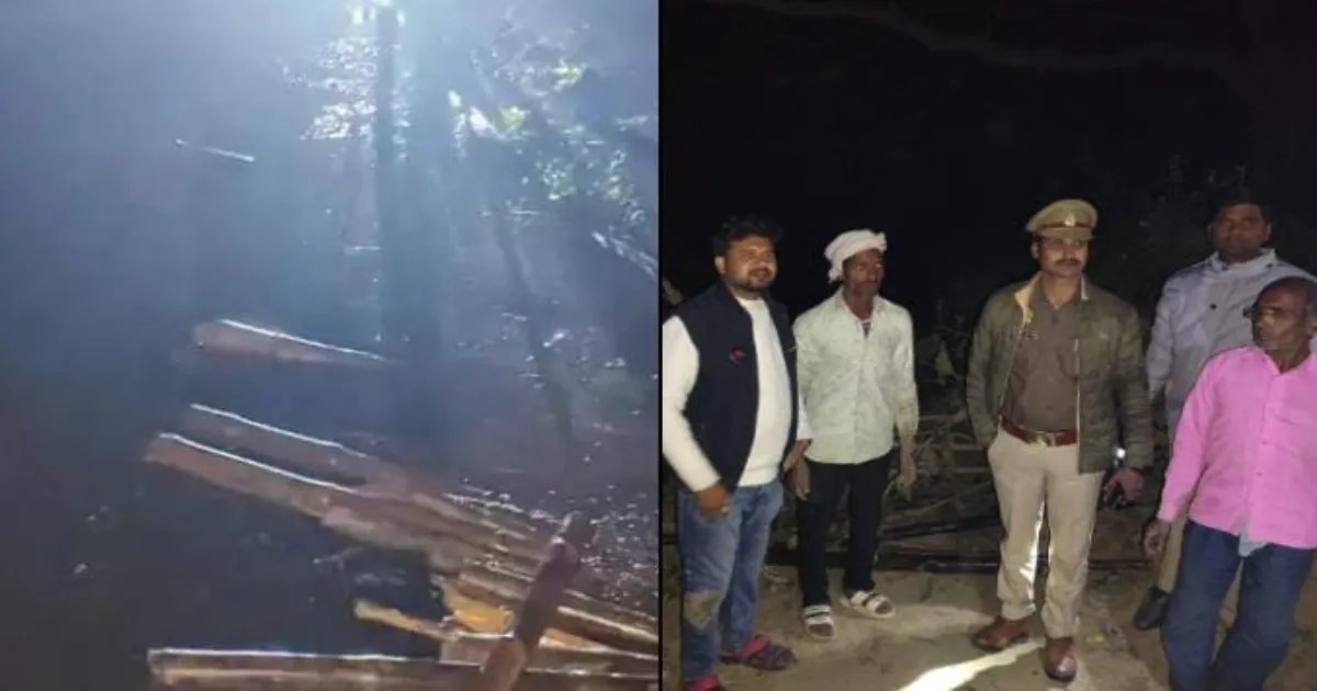 Wooden Bridge Collapse Sweeps Four Into River in Sitapur, All Saved