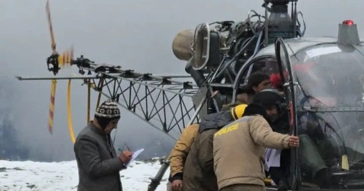 Indian Air Force Airlifts Paralysed Woman, 85, From Snow-Hit Village In Himachal Pradesh