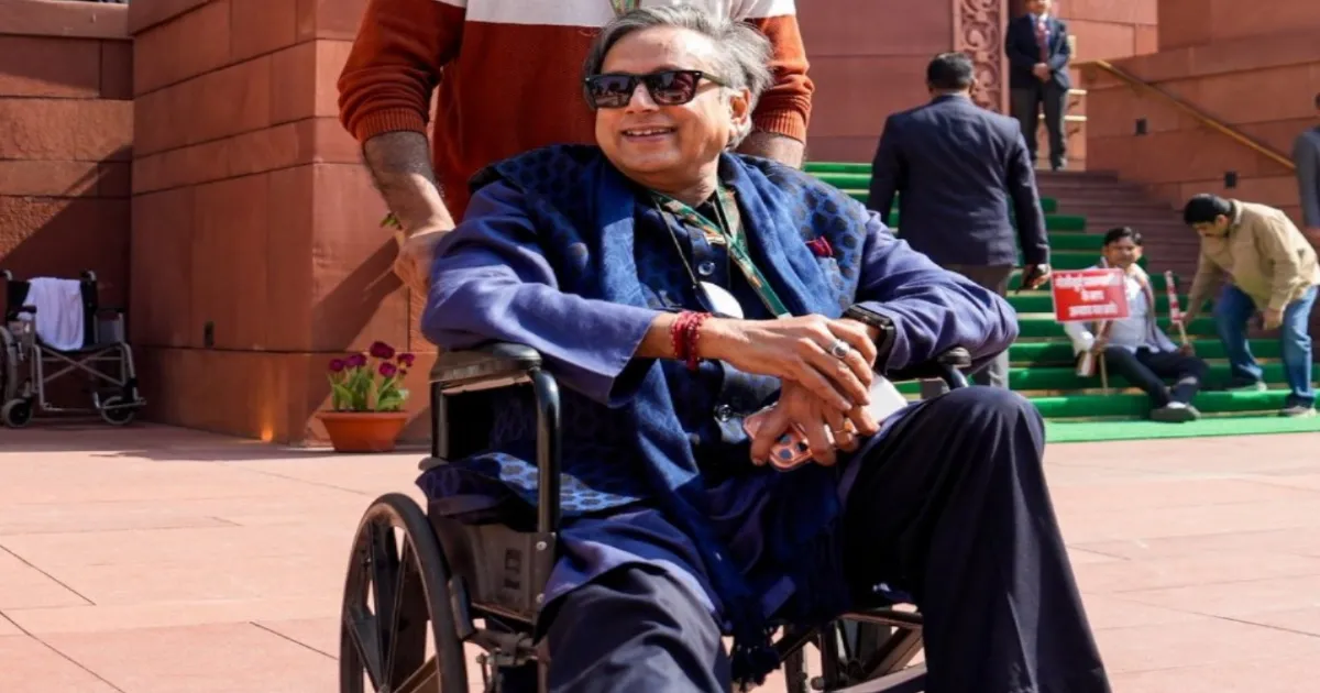 Shashi Tharoor Fractures Leg in Parliament Fall, Says 