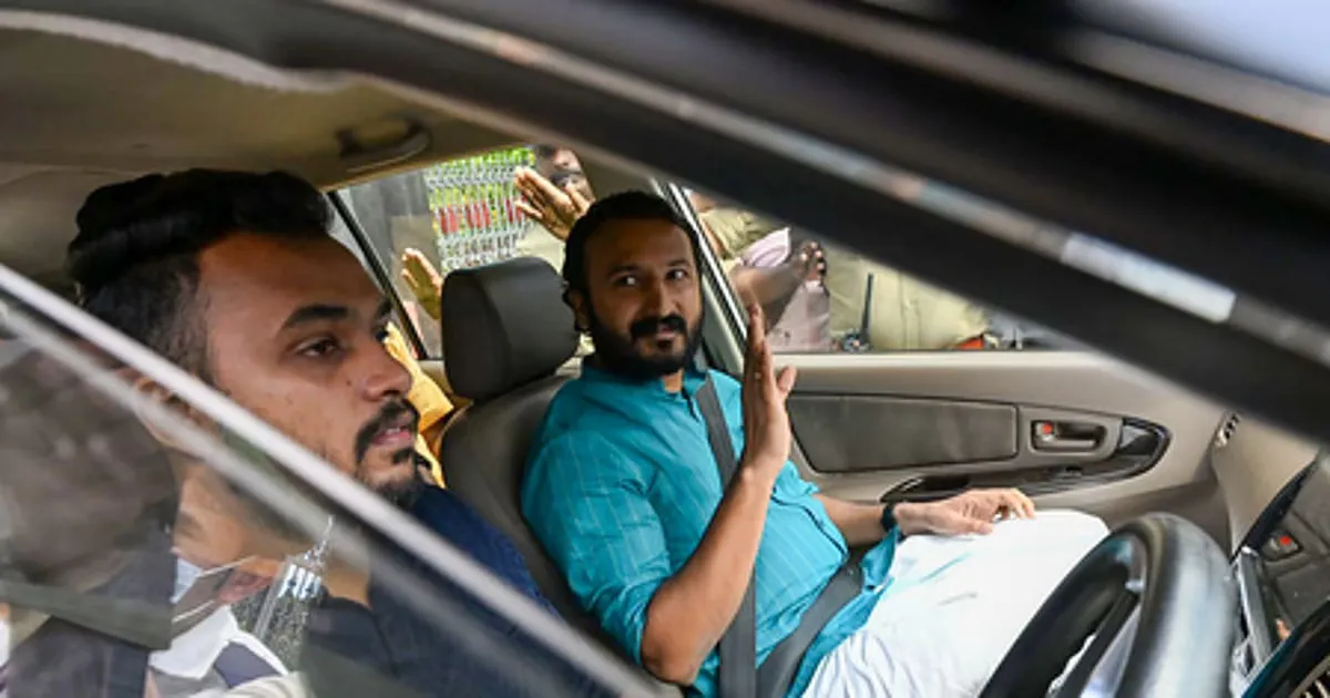 Sexual Aassault Case: Rahul Mamkootathil Appears Before SIT After Expulsion From Congress