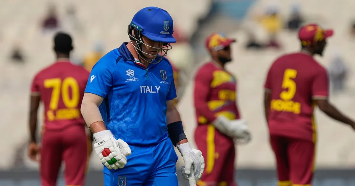 West Indies Crush Italy By 42 Runs, Stay Unbeaten Ahead of Super 8 Stage