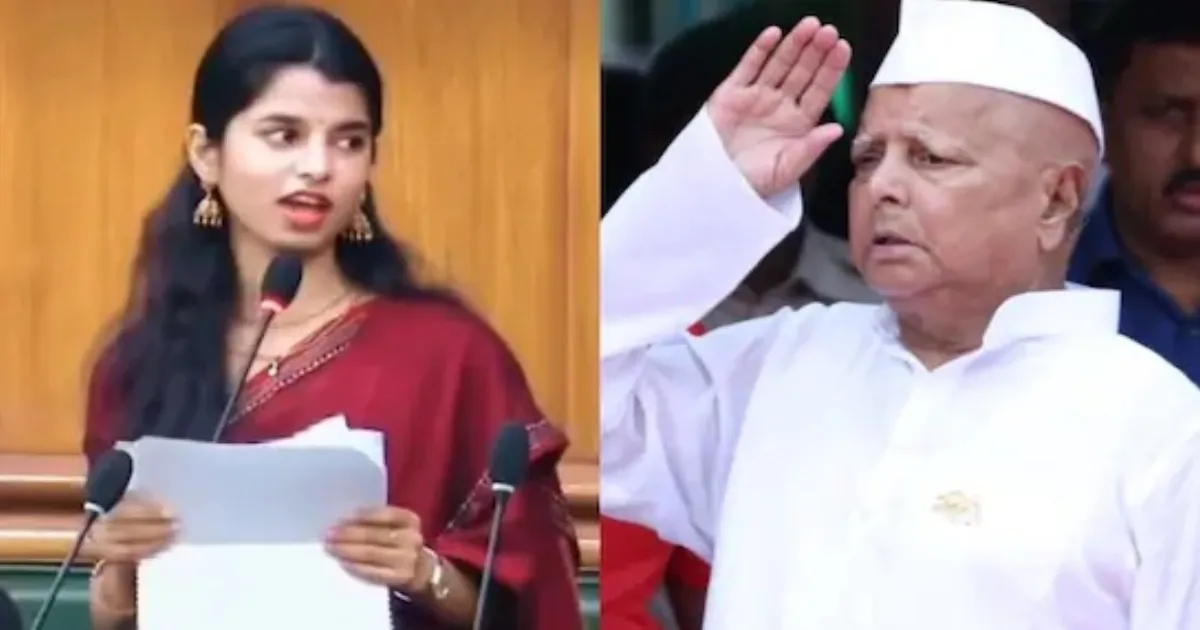 BJP Leader Maithili Thakur Criticises Lalu Yadav With ‘Dhritarashtra’ Remark